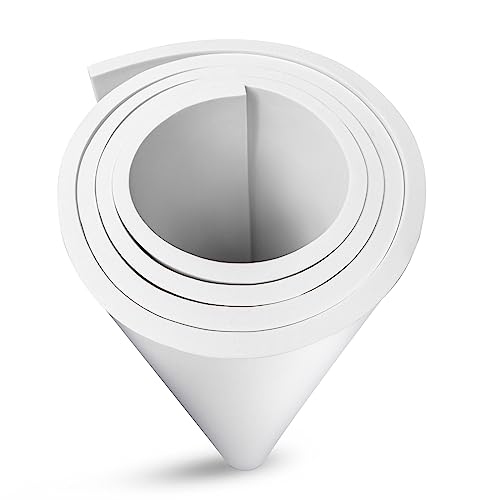 MEARCOOH EVA Foam Cosplay White 10mm Thick (1mm to 20mm) Large 35.5