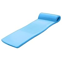 Texas Recreation Sunsation Swimming Foam Pool Floating Mattress, Marina Blue, 1.75" Thick