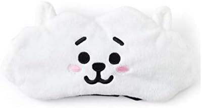 BTS 3D Sleeping Masks-Cute Cartoon Bangtan Boys Eye Cover, Eye Blindfold Sleeping Make for Children, Teens and Adults (RJ)