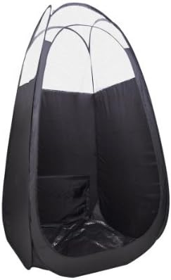 UNITECH Black Pop Up Airbrush Sunless Tanning Tent Booth Clear Top