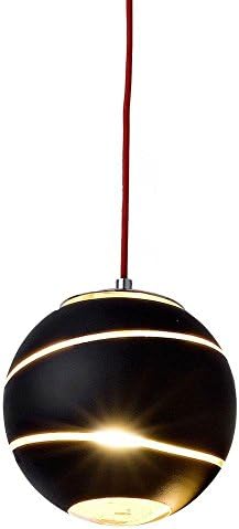 Bond Pendant Lamp schwarz/gold/Größe 1/Ø12cm