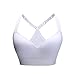 FaceRain Women's Sports Bra Medium Impact Molded Cup Yoga Bras