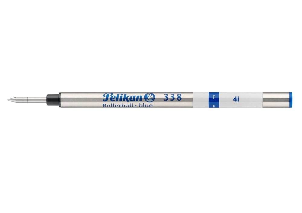 Pelikan 338F Refills for Rollerball Pen (Pack of 10) Blue