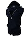 H2H Mens Active Casual Fashion Lightweight Sleeveless Zip-up Vest Tank Hoodies