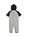 Nike Infant Futura Coverall Romper (6-9 Months, Dark Grey Heather(56D423-GK6)/Black)