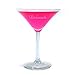 Personalized Martini Glass Engraved with Your Custom Text
