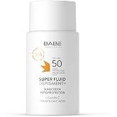 - Super Fluid Depigment+ Fotoprotector SPF 50 | Facial Antimanchas | Resistente Al Agua | Todo tipo de piel | Fotoenvejecimiento | Protecci&oacute;n Da&ntilde;o Solar | Unifica el tono | 50ml