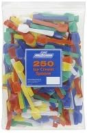 Caterpack 250 Plastic Ice Cream Spoons, White, 4 x 18 x 25.5 cm