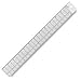 C-Thru Ruler Clear Plastic Grid Rulers 18 in.