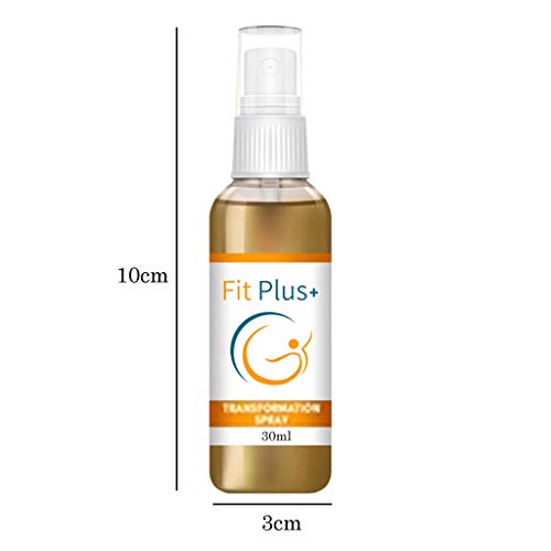 clacce Fettverbrennung Kräuterfettabbau Spray, Abnehmen Spray Cellulite Entfernung Körperspray für Frauen und Männer für Bauchfett,Oberschenkel,Bauch,Arme,Gesäß (30ml)