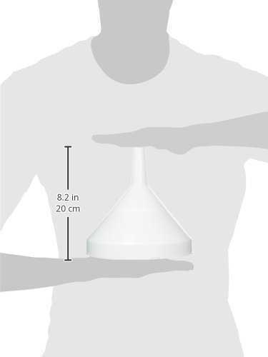 Home-Brew.com B0064OEGLK FBA_Does Not Apply 8" Funnel with Strainer, White