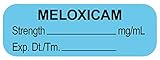 United Ad Label Anesthesia Labels MELOXICAM