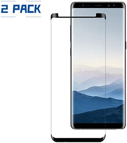 [2Pack] Galaxy Note 8 Screen Protector,DuoDeYuan Note 8 Tempered Glass,Bubble-Free,Anti-Scratch,3D Curved Edge,9H Hardness Screen Protector for Samsung Galaxy Note 8