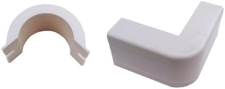 3/4 inch Surface Mount Cable Raceway, White, Outside Elbow, 90 Degree - Fire box straight nonmetallic wiring cable