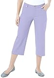 Woman Within Women's Plus Size 5-Pocket Styling Stretch Denim Capri