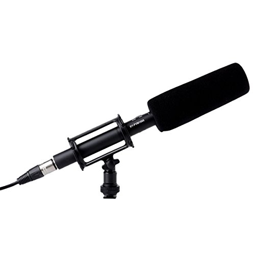 Shock Mount for Shotgun Mic Interview Recording, BOYA BY-C04 Camera Microphone Shockmount & Hot Shoe Mount for Professional Shotgun Microphone Senheisser ME66 Rode NTG-2 NTG-1 Audio-Technica AT-875R - Thumbnail 3
