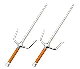 Japanese Octogan Sai - Chrome Finish - 15 inch Length
