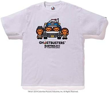 ギフト のxlサイズ Ghostbusters X A Bathing Ape Bape Tシャツ 白tee ゴーストバスターズコラボ Baby Milo White Bape1 正式的100 正規品の