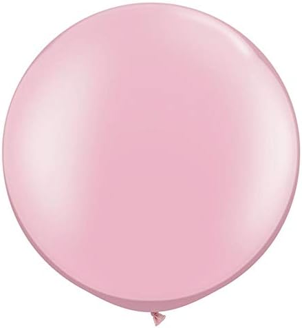 PartyConcept GIANT 36" (Up to 1 Metre) Latex Balloon, Jumbo Balloon, Wedding Balloons ( Pink)