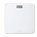 Digital Body Weight Scale - 4 High Precision Sensors Body Weight Scale with Step-On, Auto-Calibrated & Auto ON/Off Technology, Wide Sturdy Tempered Glass Bathroom Scale, Round Corner Safe Design