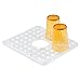 iDesign Kitchen Sink Protector Mat with Hole for Sink Strainer - Clear