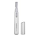 TOUCHBeauty Electric Eyebrow Trimmer for Women Portable Eyebrow Hair Remover Metal Cover, Battery Powered Ladies Hair Shaver Silver