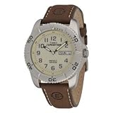 Timex Men's Brown Watch With Cream Dial