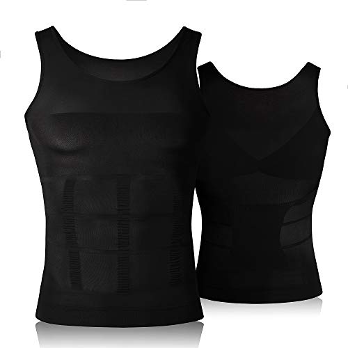 H&Ouml;TER Mens Slimming Body Shaper Vest Shirt Abs Abdomen Slim (TOP Edition) ...