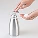 mDesign Modern Metal Aluminum Foaming Soap Dispenser Pump Bottle for Kitchen Sink Countertop, Bathroom Vanity, Utility/Laundry Room, Garage - Save on Soap - Linn Collection - 4 Pack - Brushed/Silver