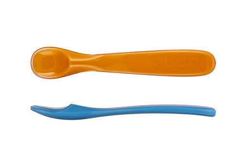 Baby's First Feeding Spoon, 4 Mon+ | Patented Self-Latching Tulip Tip | (2 Pack)
