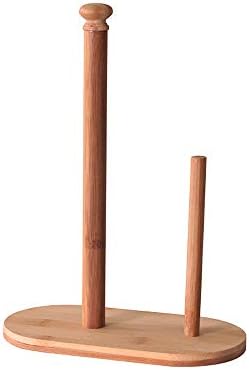 Goolsky Kitchen Paper Towel Holder Kitchen Towel Stand Rack Bamboo Vertical Paper Towel Holder For Kitchen Paper Roll Buy Online At Best Price In Uae Amazon Ae