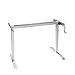 MultiTable Height Adjustable Desk Base - Sit Stand Desk, Stand-up Desk, Adjustable Standing Desk, Sit or Stand, Base (Silver Base)
