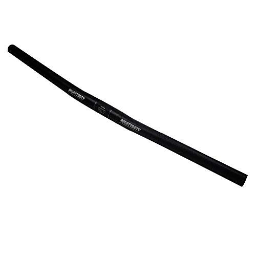 MIGHTYDUTY Bicycle Handlebar, Aluminum Alloy Small Straight Handlebar MTB Mountain Road Bike Flat Handlebar Folding Bicycle Handlebar (25.4X600MM, Black) - Thumbnail 7