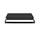 Wallniture Wall Mountable Floating Shelf Storage Organizer with 3 Drawers in Black