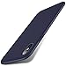 iPhone X Case, iPhone 10 Case, RANVOO Apple iPhone X Premium Flexible Soft Rubber Silicone Scratch Resistant Protective Cover Case for iPhone X Dark Blue