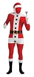 Rubie's 2nd Skin Santa Full Body Stretch Bodysuit Costume