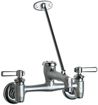 Chicago Faucets 897 Rcf Wall Mount Adjustable Center Service Sink