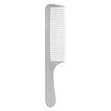 Jocestyle Stainless Steel Comb Professional Salon Hair Styling Tool for Men Silver 8.6inches