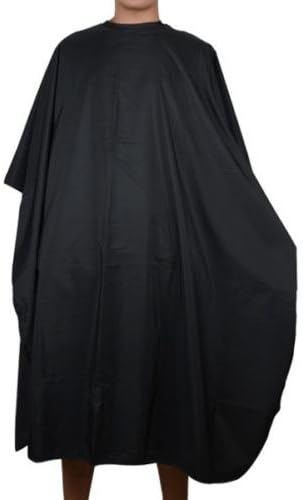 Black Pro Salon Hair Hairdressing Hairdresser Cutting Gown Barber Cape Cloth New