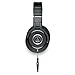 Audio-Technica ATH-M40x Professional Monitor Headphone -Includes- Antlion Audio ModMic 4 Attachable Boom Microphone - Noise Cancelling w/Mute Switch and Blucoil Y Adapter - Gaming Bundle
