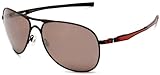 Oakley Men’s Plaintiff OO4057-07 Polarized Aviator Sunglasses,Matte Black Frame/Black Iridium Lens,One Size, Sunglasses For You