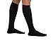Mojo - Compression Socks for Women and Men 20-30mmHg Knee High - Men and Womens Compression Stockings for Circulation during Travel, Airplane, Flights - Black, Large - M809