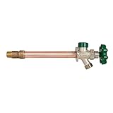 Prier P-164D08 Quarter-Turn Frost Free Anti-Siphon Outdoor Hydrant, 8-Inch