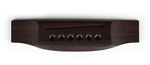 Strukture SSF6XL Acoustic Guitar Bridge in Finished Rosewood