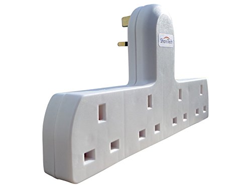 4 Gang Way Wall Socket Converts 1 Socket into Four Plug, ShaniTech