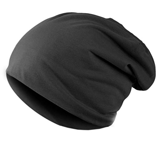 gonikm Solid Color Unisex Hip-hop Cap Beanie Hat Winter Slouch 9 Colors One Size Elastic Skullies & Beanies