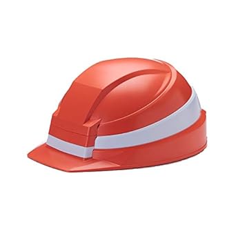 Amazon 安全 サイン８ 防災用ヘルメット Izano 折りたたみ収納タイプ カラー オレンジ ホワイトライン ヘルメット 産業 研究開発用品 通販