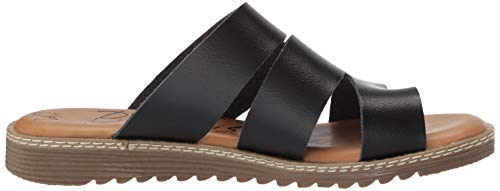 Blowfish Women's Okra Sandal Black Dyecut 10 Medium US