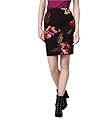 LE CHÂTEAU Floral Print Knit Crêpe Pencil Skirt