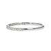 1/6 ctw Pave Diamond Wedding Band in 10K White Gold